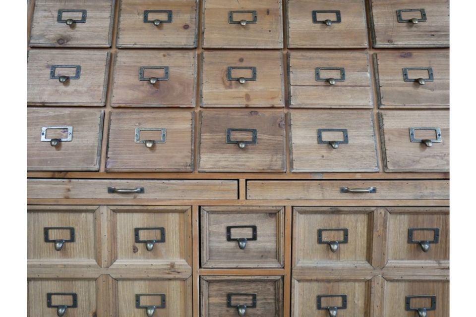 Apothecary Style Storage Chest