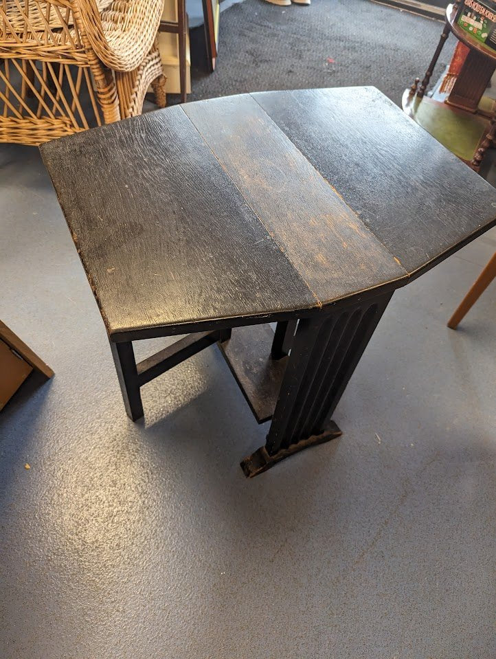 Vintage Gateleg Dark Wood Table