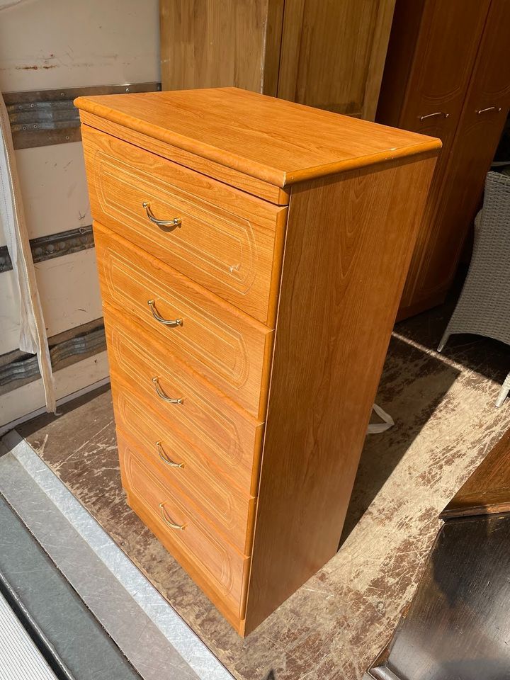 Vintage Alston's 5 Drawer Tallboy