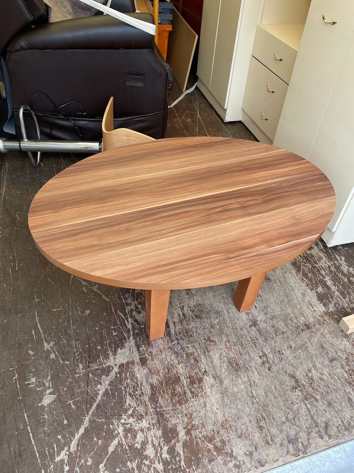 Oval Wood Effect Coffee Table