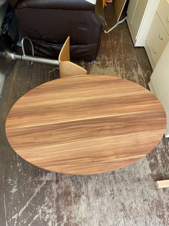 Oval Wood Effect Coffee Table