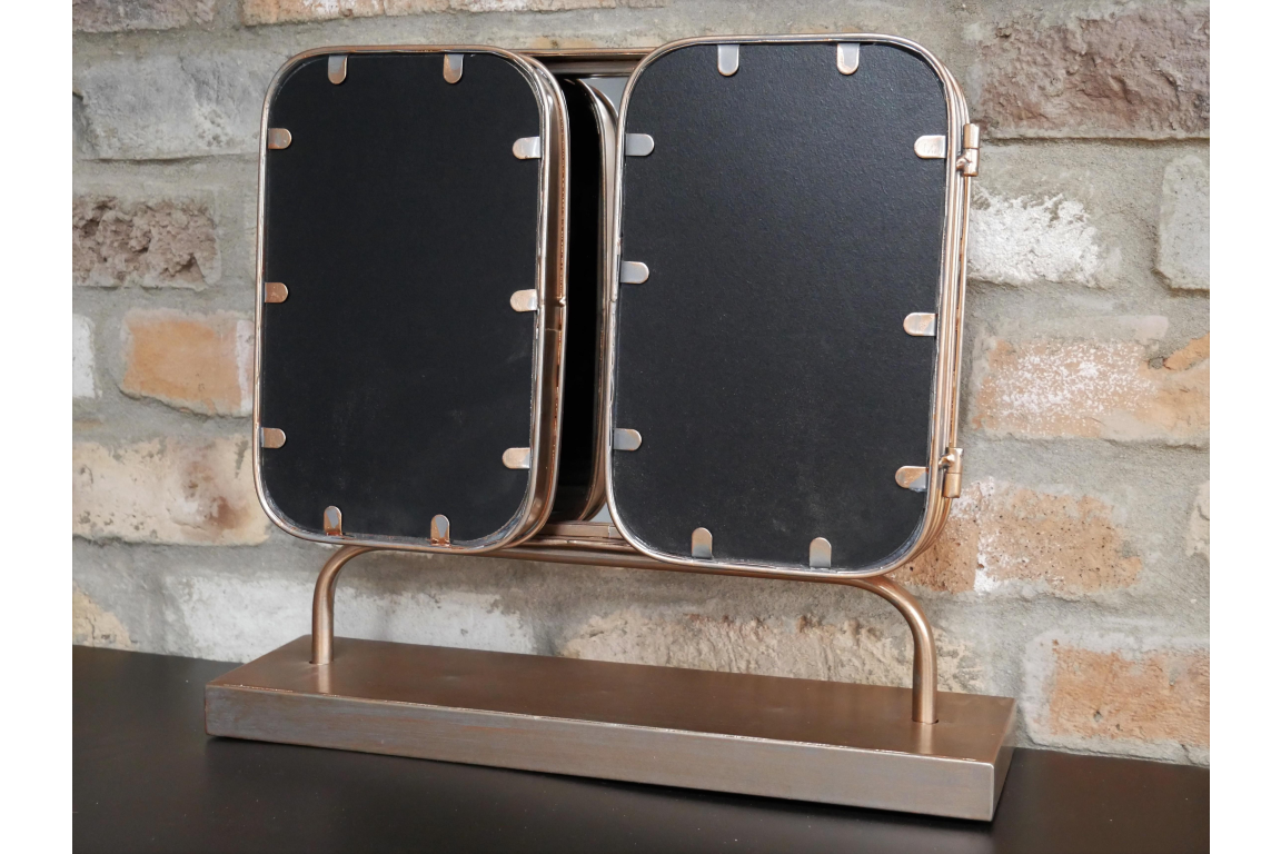 Retro Style Metal Cheval Mirror